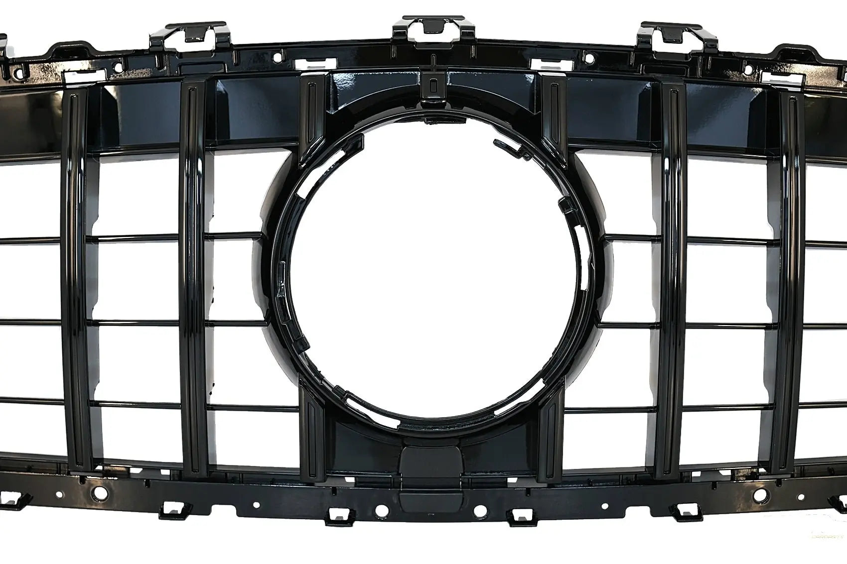 Mittelgitter Passend Für Mercedes CLS-Klasse C257 (2018-Up) Panamericana GTR Design Ganz In Schwarz KITT EU