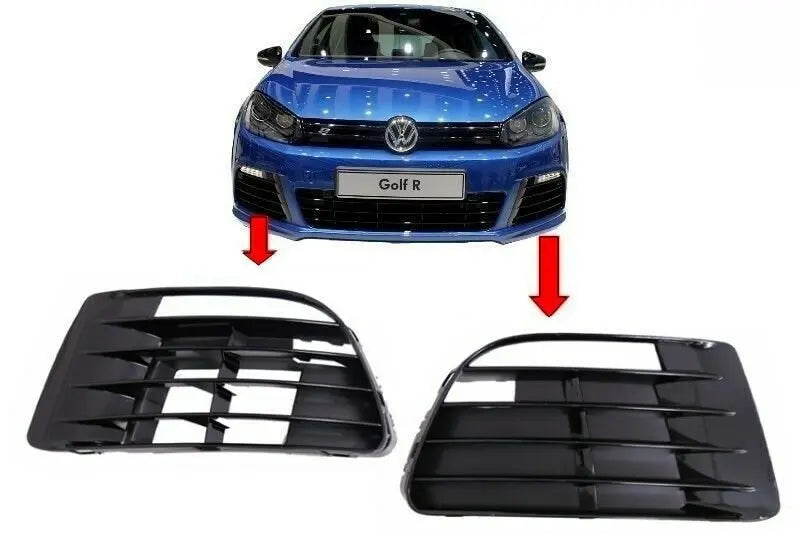 Nebelscheinwerferabdeckungen Passend Für VW Golf 6 VI (2008-2012) R20 Design KITT