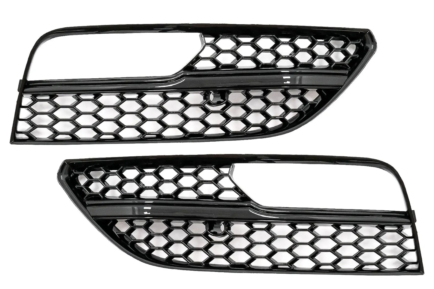 Nebelscheinwerferabdeckungen Seitengitter Passend Für Audi A3 8V (2013-2015) RS3 Design Paino Black KITT