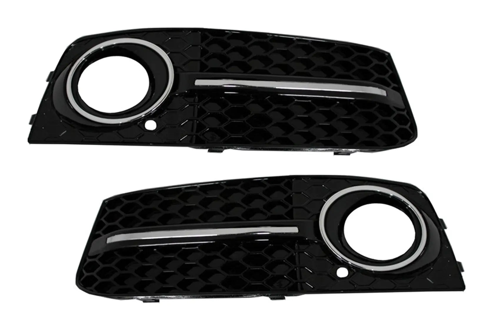 Nebelscheinwerferabdeckungen Seitengitter Passend Für Audi A4 B8 8k (2007-2011) RS4 Black Edition KITT