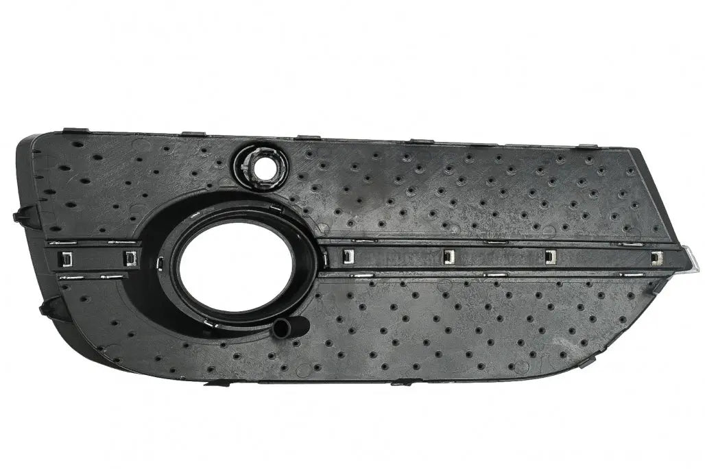 Nebelscheinwerferabdeckungen Seitengitter Passend Für Audi Q3 8U (2011-2014) RS Design Piano Black&Chrome KITT