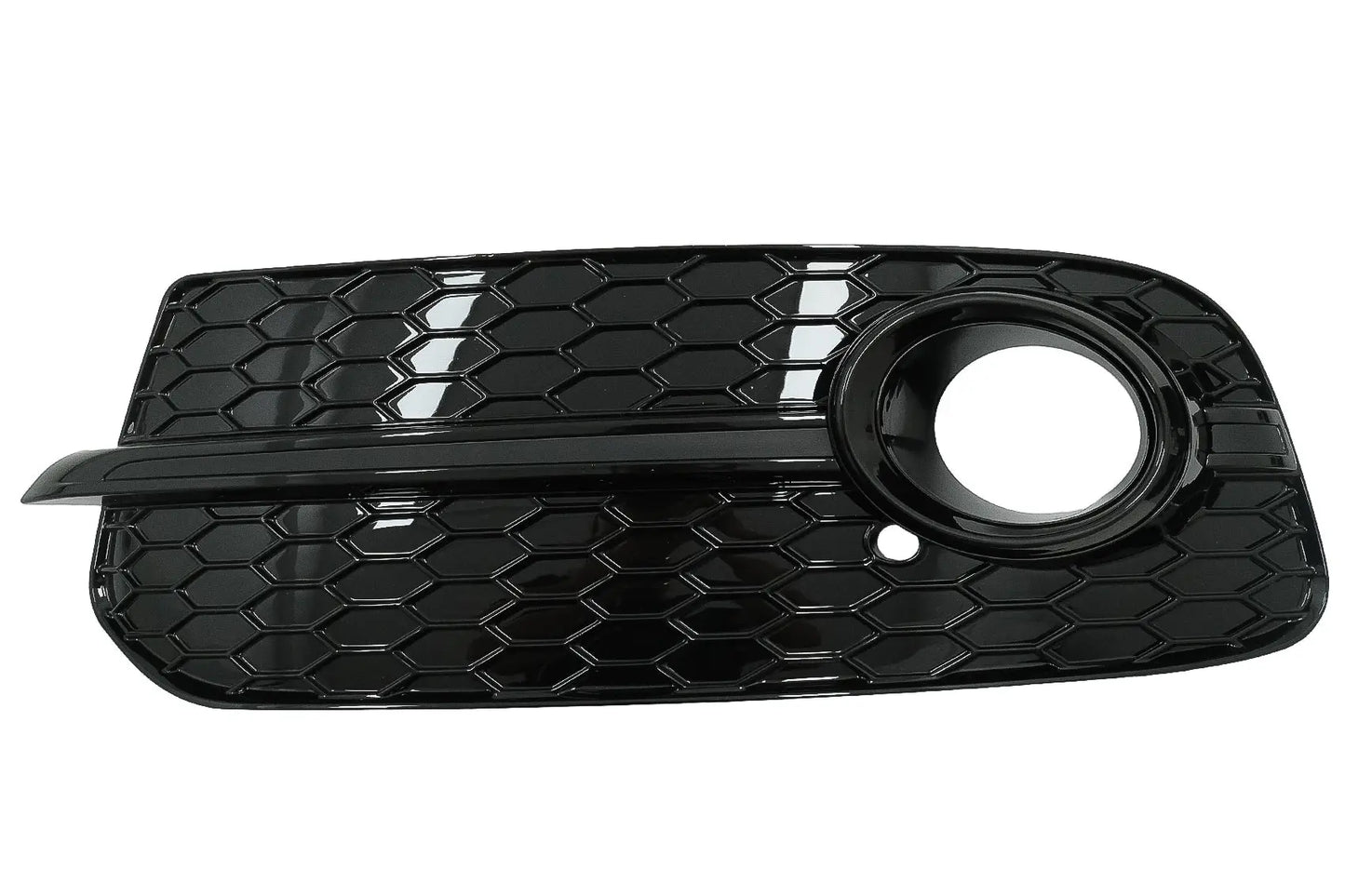 Nebelscheinwerferabdeckungen Seitengitter Passend Für Audi Q5 SUV 8R Facelift (2012-2016) Full Black RS Design KITT