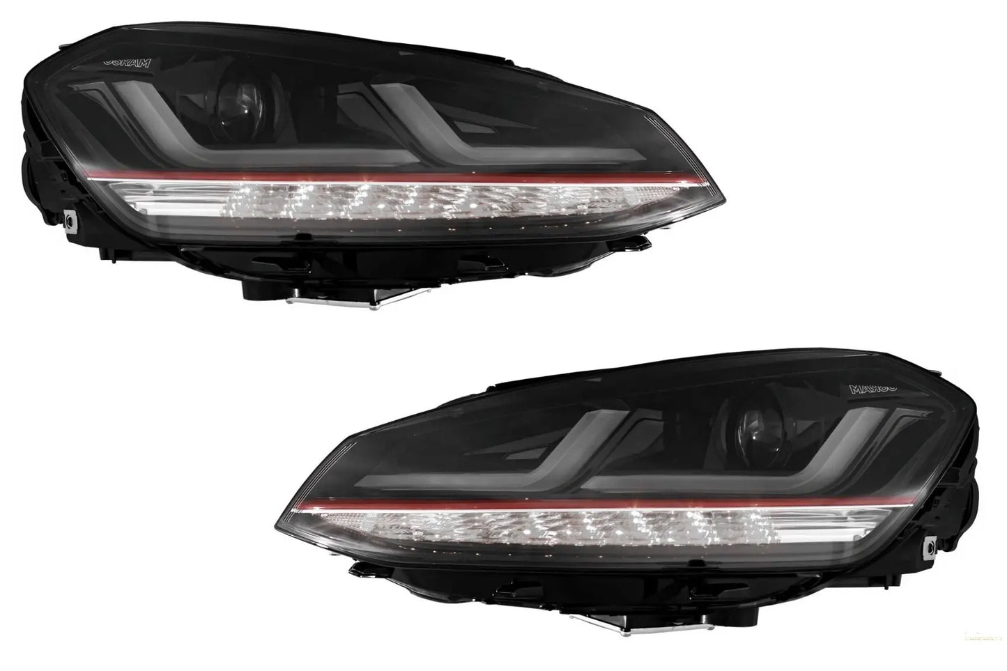 Osram Voll-LED-Scheinwerfer LEDdriving Geeignet Für VW Golf 7 VII 12-17 Rot GTI Upgrade Für Xenon & Halogen Tagfahrlicht Autos Osram