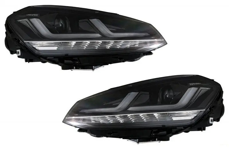 Osram Voll-LED-Scheinwerfer Mit Dynamischen Spiegelblinkern Passend Für VW Golf 7 VII (2012-2017) Schwarz Upgrade Osram