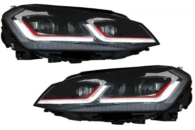 RHD-LED-Scheinwerfer Geeignet Für VW Golf 7 VII (2012-2017) Facelift G7.5 GTI-Look Sequentielle Dynamische Blinker KITT