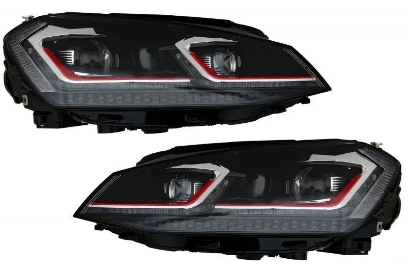 RHD-LED-Scheinwerfer Geeignet Für VW Golf 7 VII (2012-2017) Facelift G7.5 GTI-Look Sequentielle Dynamische Blinker KITT