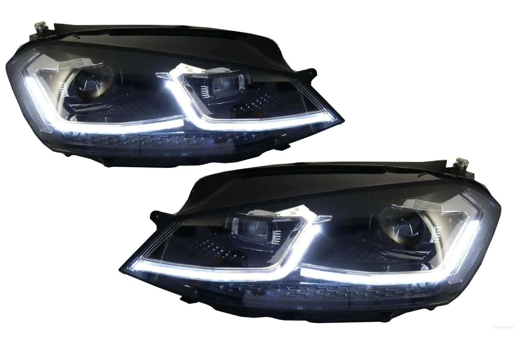 RHD LED-Scheinwerfer Geeignet Für VW Golf 7 VII (2012-2017) Facelift G7.5 R Line Look Sequentielle Dynamische Blinker KITT Specials