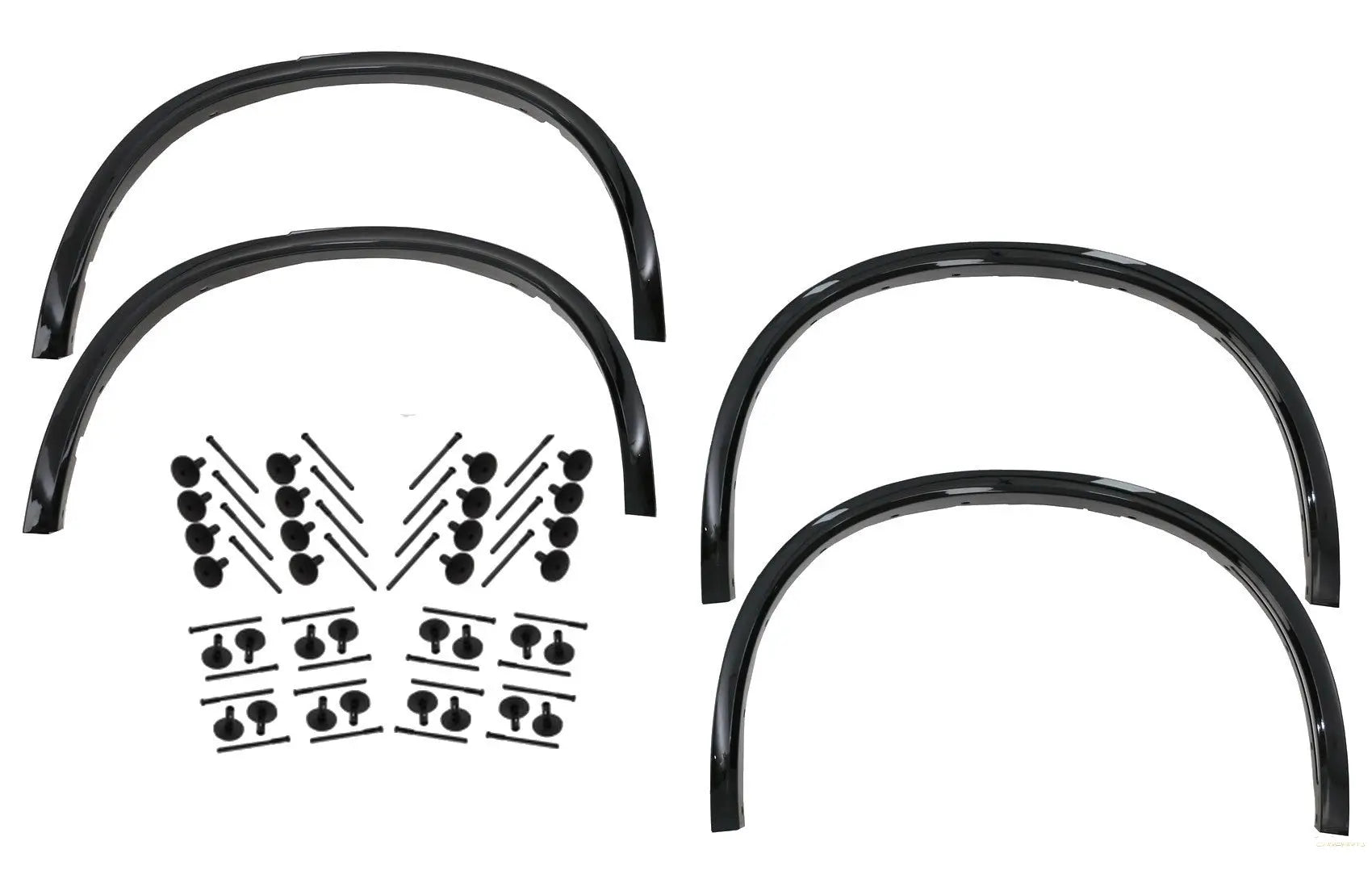 Radläufe Kotflügelverbreiterungen Piano Black Mit 32 Stück Kunststoff Auto Clips Passend Für BMW X5 F15 (2014-2018) M Design KITT