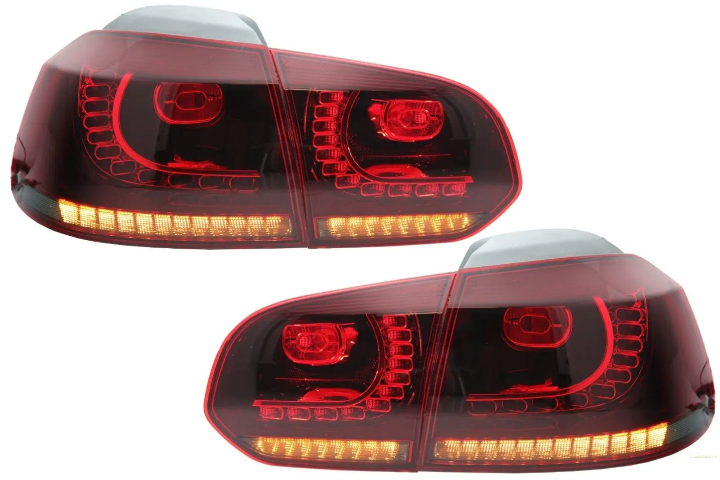 Rückleuchten Full LED Passend Für VW Golf 6 VI (2008-2013) R20 Design Rote Kirsche Mit Sequentiellen Dynamischen Blinkern (LHD Und RHD) KITT