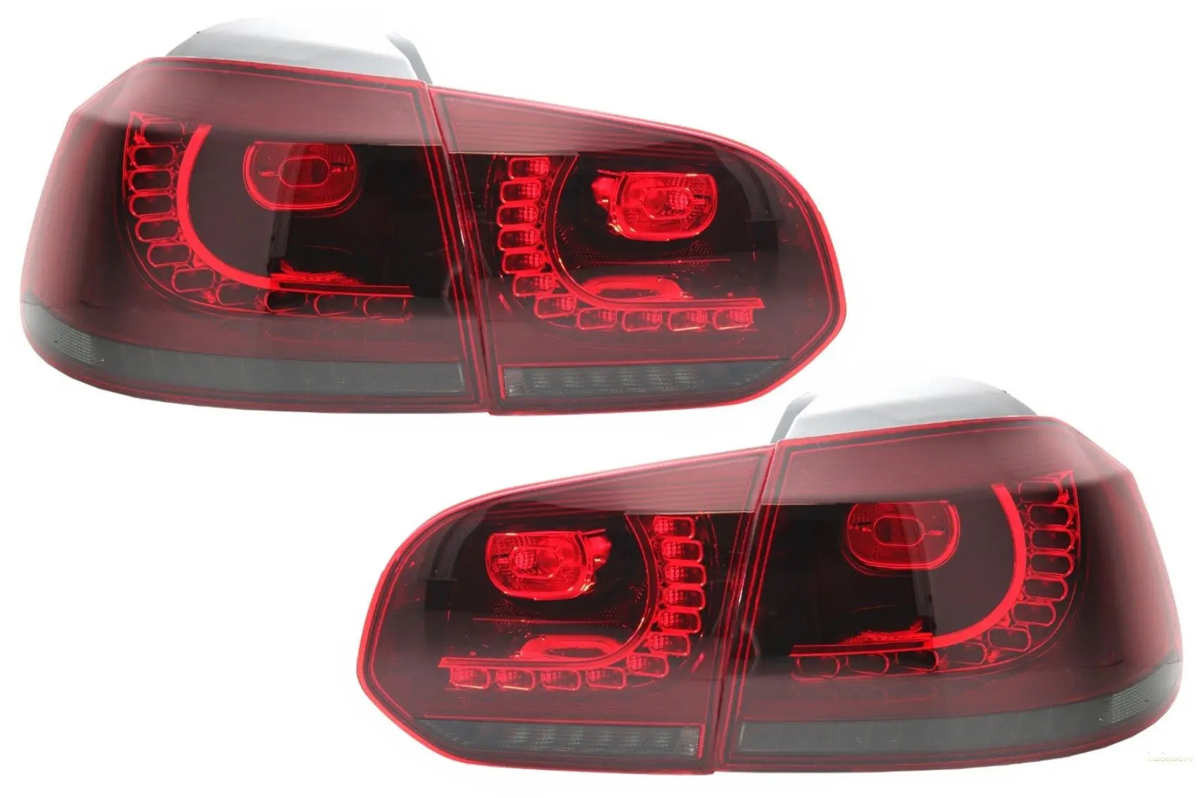 Rückleuchten Full LED Passend Für VW Golf 6 VI (2008-2013) R20 Design Rote Kirsche Mit Sequentiellen Dynamischen Blinkern (LHD Und RHD) KITT