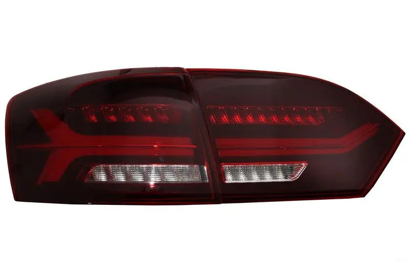 Rückleuchten LED Passend Für VW Jetta Mk6 VI (2012-2014) Dynamisch Fließende Blinker Roter Rauch KITT