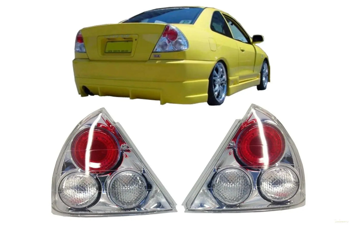 Rückleuchten Passend Für Mitsubishi Mirage Lancer (1995-1997) Coupé Limousine Rückleuchten Klar KITT