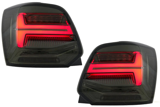 Rückleuchten Voll-LED Passend Für VW Polo 6R 6C 61 (2011-2017) Sequentielle Dynamische Blinker Vento Look Smoke KITT