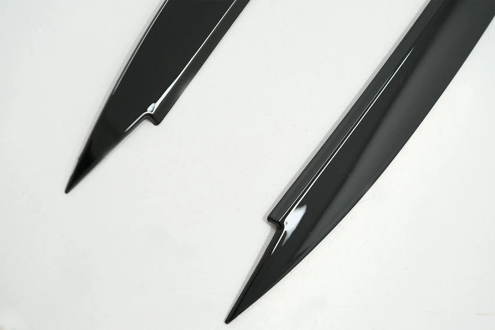 Scheinwerfer Augenbrauen Passend Für VW Golf VII 7 5g (2013-2017) Piano Schwarz KITT