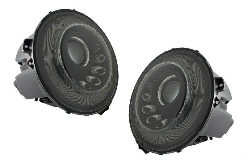 Scheinwerfer Bi-Xenon LED Passend Für Mercedes W463 G-Klasse (2005-2017) M-Look Mit Fließendem Dynamischem Abbiegelicht KITT