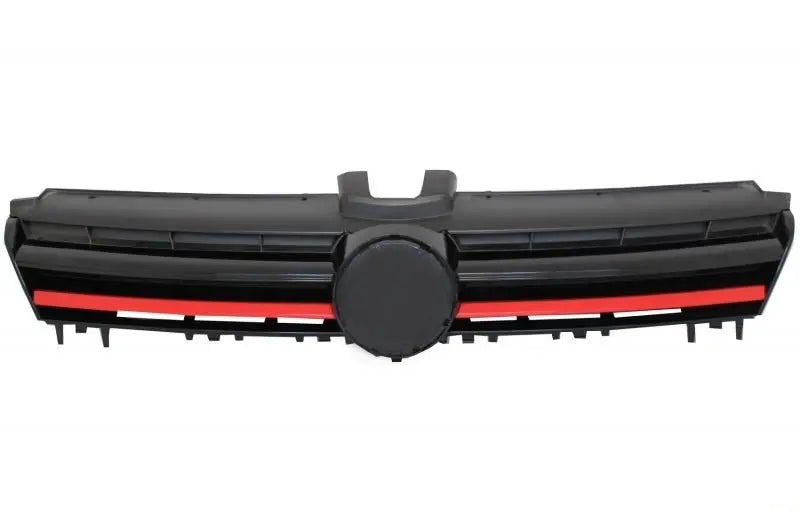 Scheinwerfer LED Sequentieller Dynamischer Blinker Mit Gitter Passend Für VW Golf 7 VII (2013-2017) R Look Rot KITT