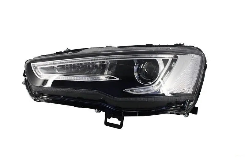 Scheinwerfer LED Tagfahrlicht Geeignet Für Mitsubishi Lancer (2007-2017) Dual Projektor Dynamisches Sequentielles Signal KITT