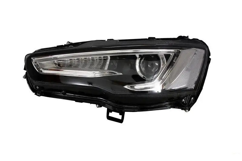 Scheinwerfer LED Tagfahrlicht Geeignet Für Mitsubishi Lancer (2007-2017) Dual Projektor Dynamisches Sequentielles Signal KITT