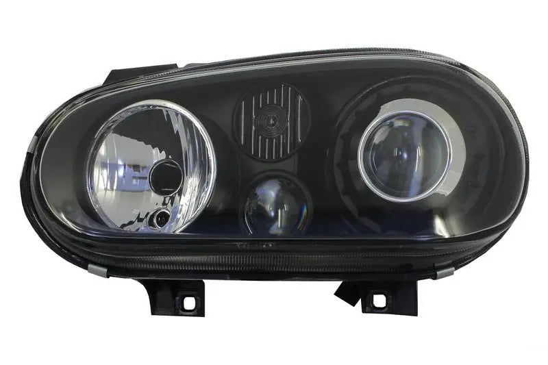 Scheinwerfer Passend Für VW Golf 4 (09.1997-09.2003) R32 Design Schwarz KITT Lightning