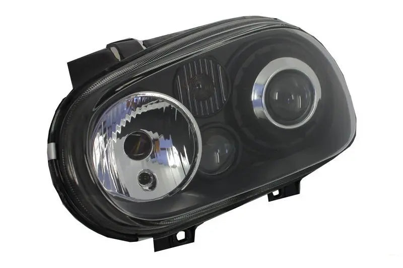 Scheinwerfer Passend Für VW Golf 4 (09.1997-09.2003) R32 Design Schwarz KITT Lightning