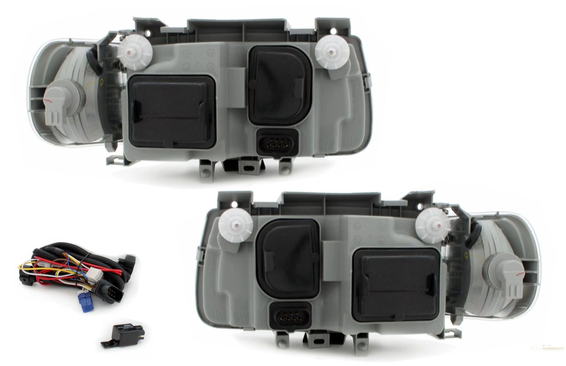 Scheinwerfer Passend Für VW Polo 6n (1995-1998) Chrom KITT Lightning