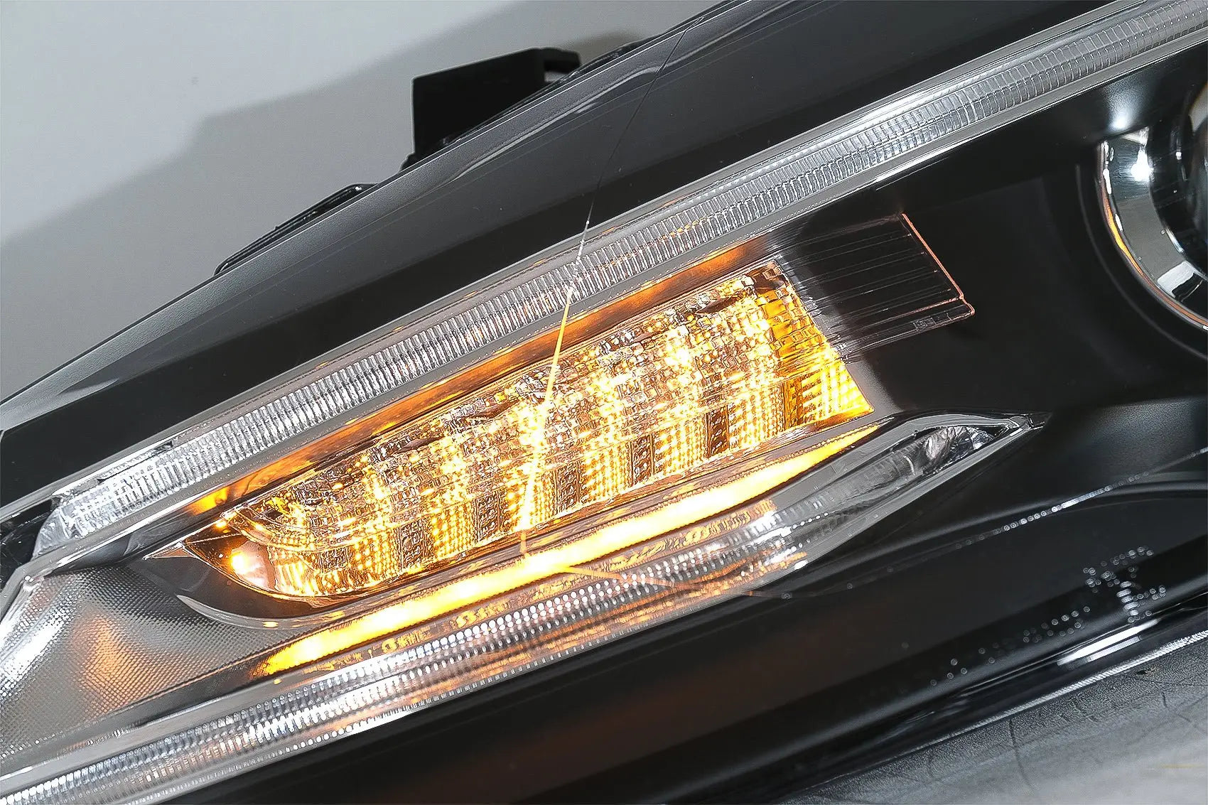 Scheinwerfer Passend Für VW Polo Mk5 6R 6C 61 (2011-2017) LED Lichtleiste Devil Eye Look RHD KITT