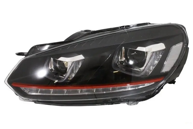 Scheinwerfer Und Rückleuchten Full LED Passend Für VW Golf 6 VI (2008-2013) R20 U Design Dynamisches Sequentielles Abbiegelicht LHD KITT