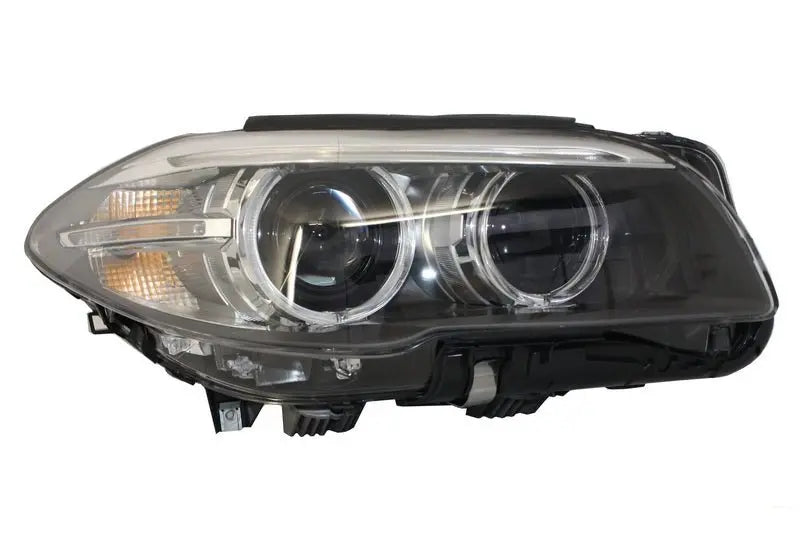 Scheinwerfer Voll-LED Bi-Xenon Angel Eyes Passend Für BMW 5er F10 F11 (2011-2013) LCI Facelift Look KITT Lightning