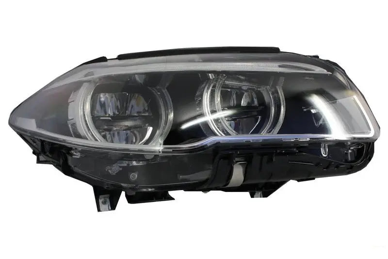 Scheinwerfer Voll-LED Passend Für BMW 5er F10 F11 (2011-2013) Angel Eyes KITT Specials