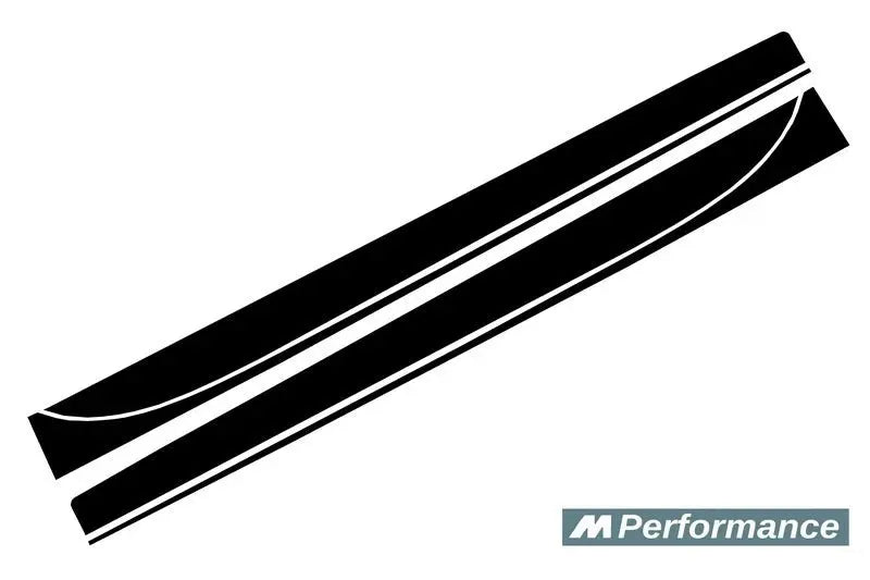 Seitenaufkleber Vinyl Matt Schwarz Passend Für BMW F30 F31 3er Serie (2011-Up) M-Performance Design KITT