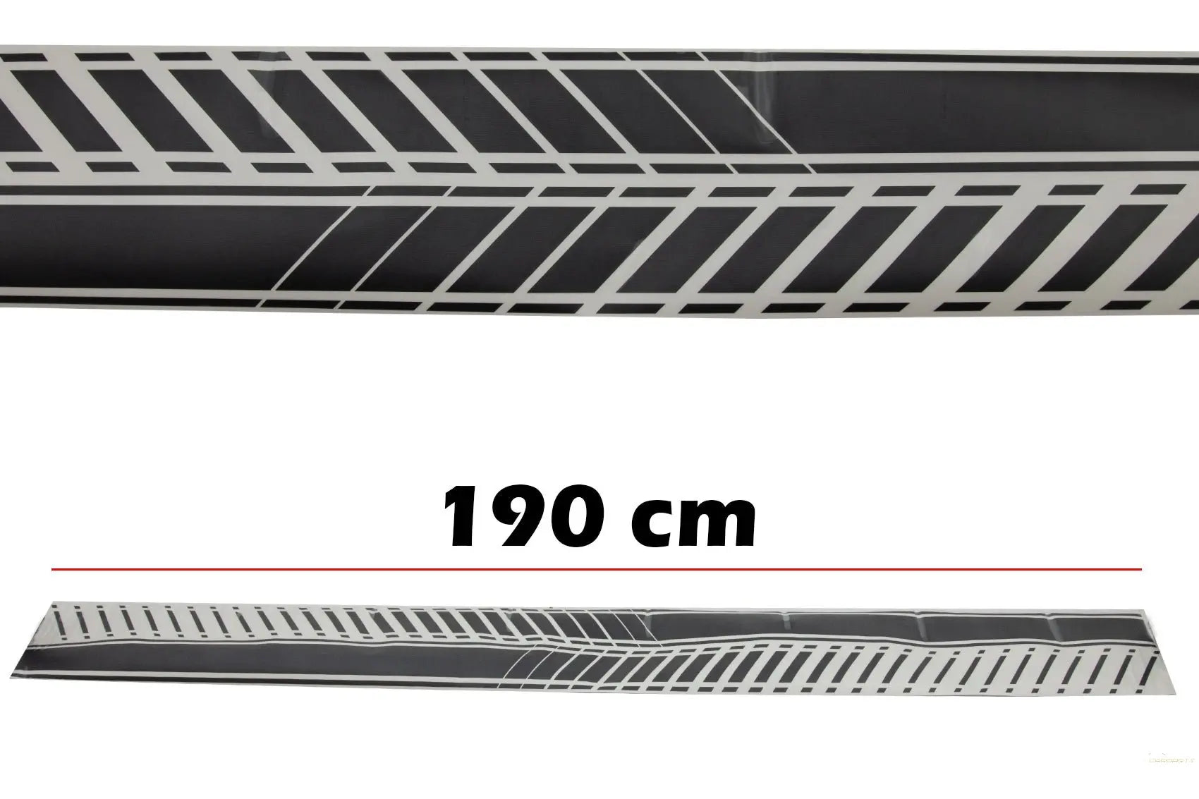 Seitenaufkleber Vinyl Matt Schwarz Passend Für VW Polo Golf 5 6 7 V Vi VII (2003) KITT