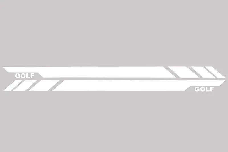 Seitenaufkleber Vinyl Weiß Passend Für VW Golf 5 6 7 V Vi VII (2003) KITT Specials