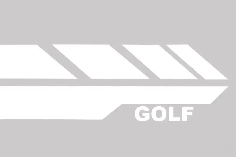 Seitenaufkleber Vinyl Weiß Passend Für VW Golf 5 6 7 V Vi VII (2003) KITT Specials