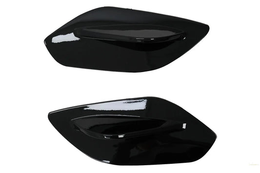 Seitlicher Anbau Für Dachspoiler Passend Für Mercedes A-Klasse W176 (2012-2018) W177 (2018) GLA SUV X156 (2014-2019) H247 (2020) Piano Schwarz KITT