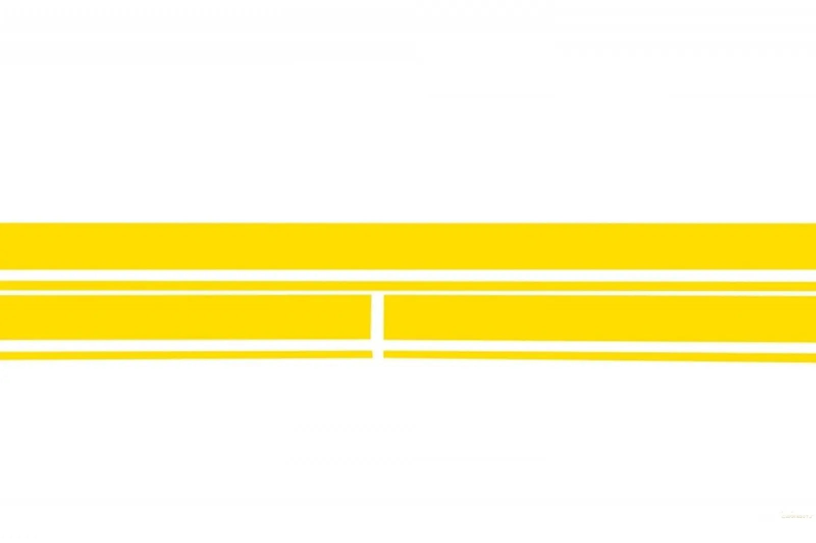 Set Aufkleber Seitenaufkleber & Obere Motorhaube Dach Heckklappe Gelb Matt Passend Für Mercedes C205 Coupé A205 Cabriolet (2014) KITT