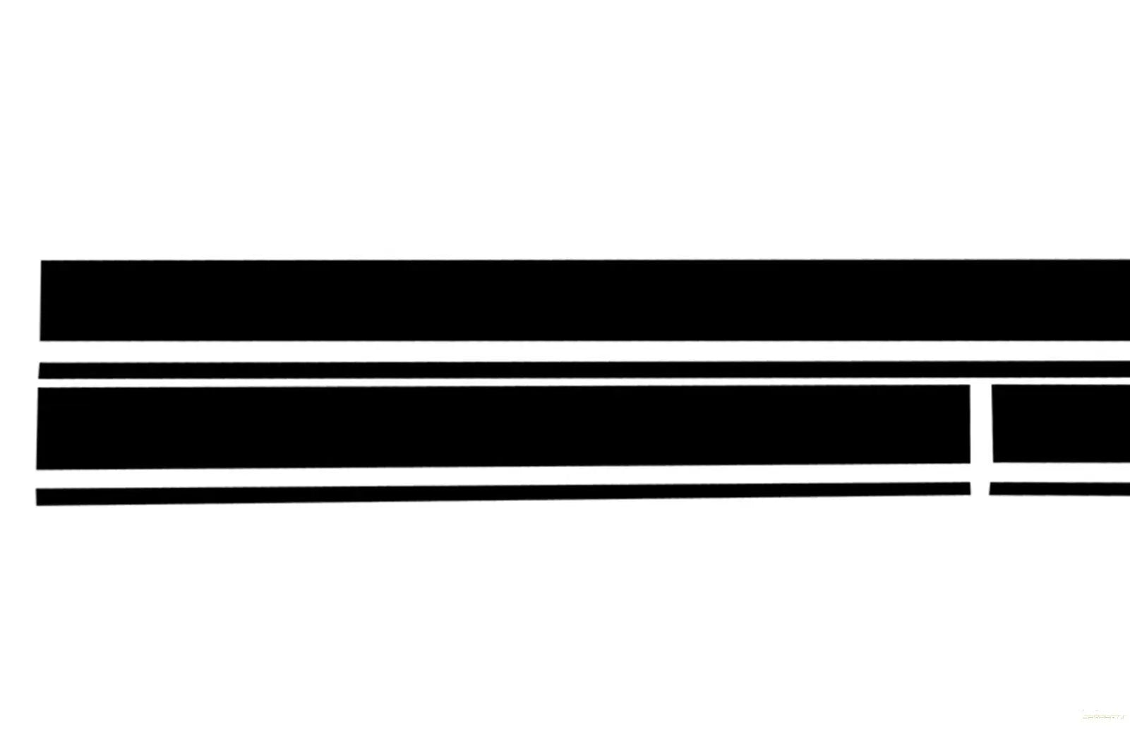 Set Aufkleber Seitenaufkleber & Obere Motorhaube Dach Heckklappe Mattschwarz Passend Für Mercedes C205 Coupé A205 Cabriolet A45 KITT