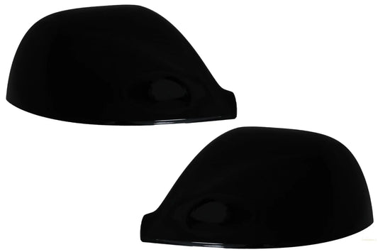 Spiegelkappen Passend Für VW Amarok (2010-2020) Transporter Multivan T5 Facelift (2010-2015) Transporter T6 (2016-2018) Piano Black KITT