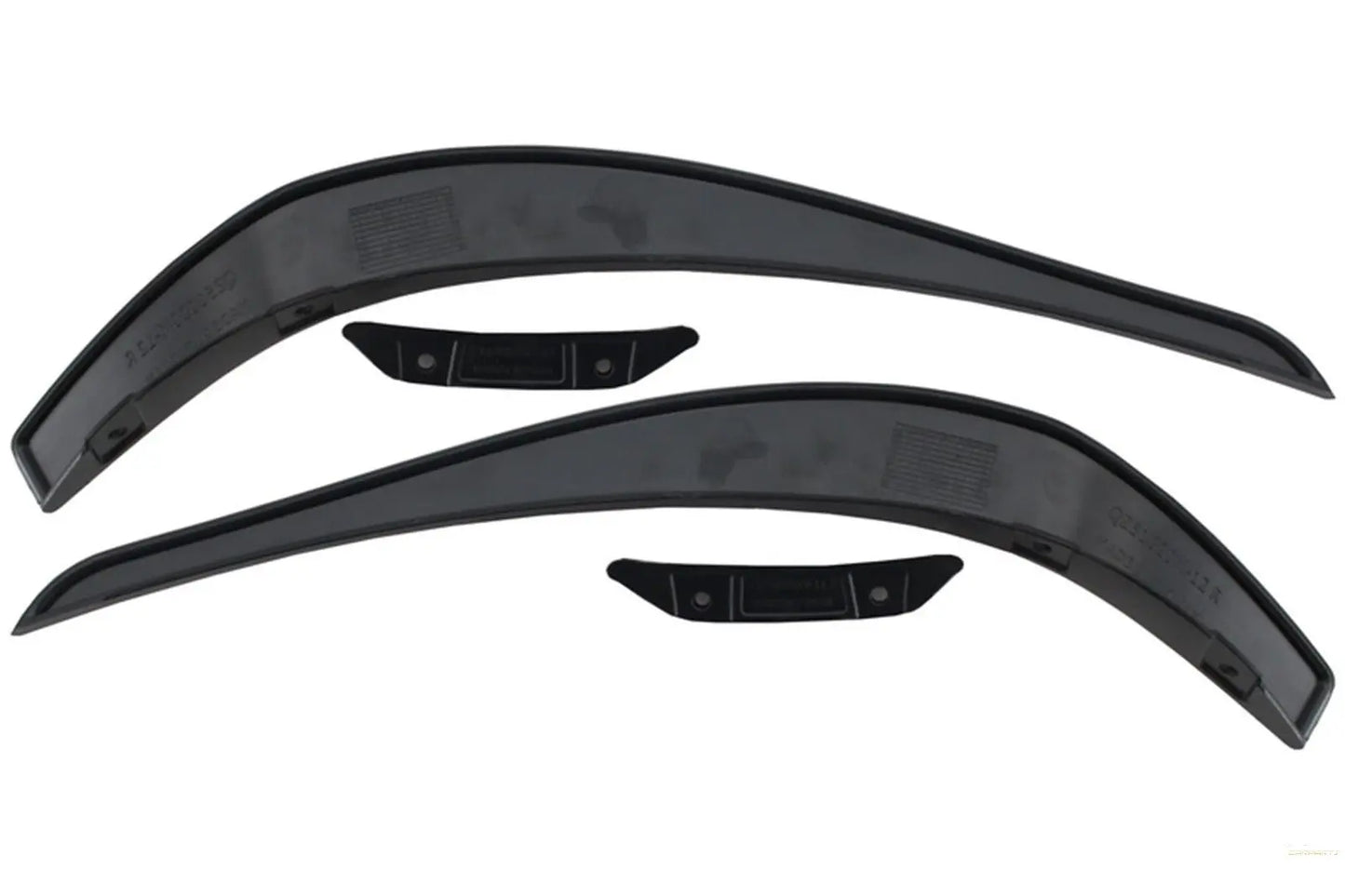 Stoßfänger-Splitter-Finnen Aero-Seitenschlitz-Canards Passend Für Mercedes CLA W117 C117 X117 (2013-2016) CLA45-Design KITT