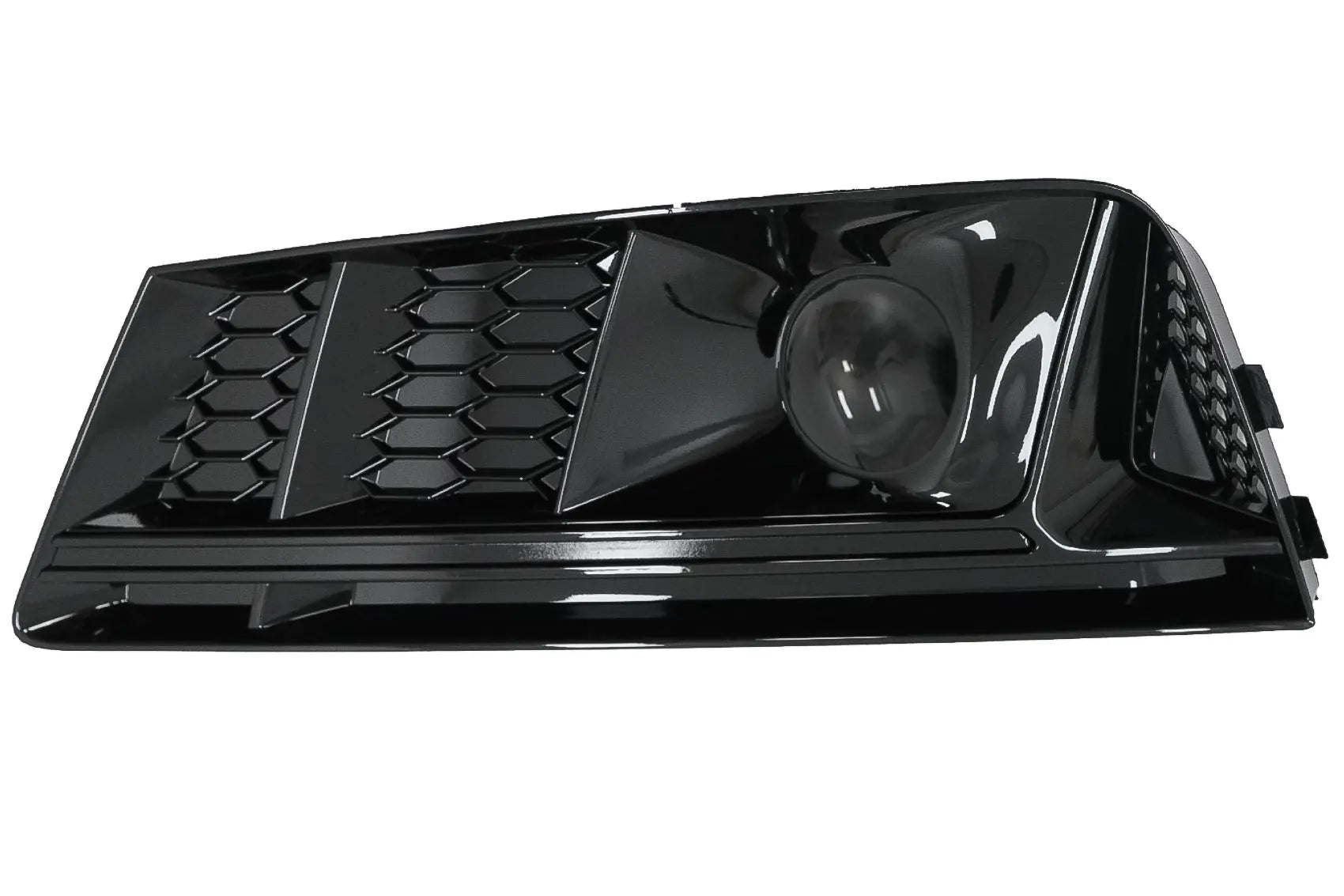 Stoßfänger Unterer Kühlergrill Zubehörabdeckungen Seitengitter Passend Für Audi A4 B9 Limousine Avant (2016-2018) RS4 Design Black Edition KITT