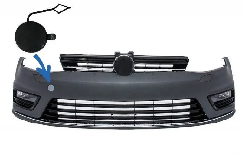 Towning Cap Frontstoßstange Passend Für VW Golf VII 7 (2013-2017) Rline Look KITT