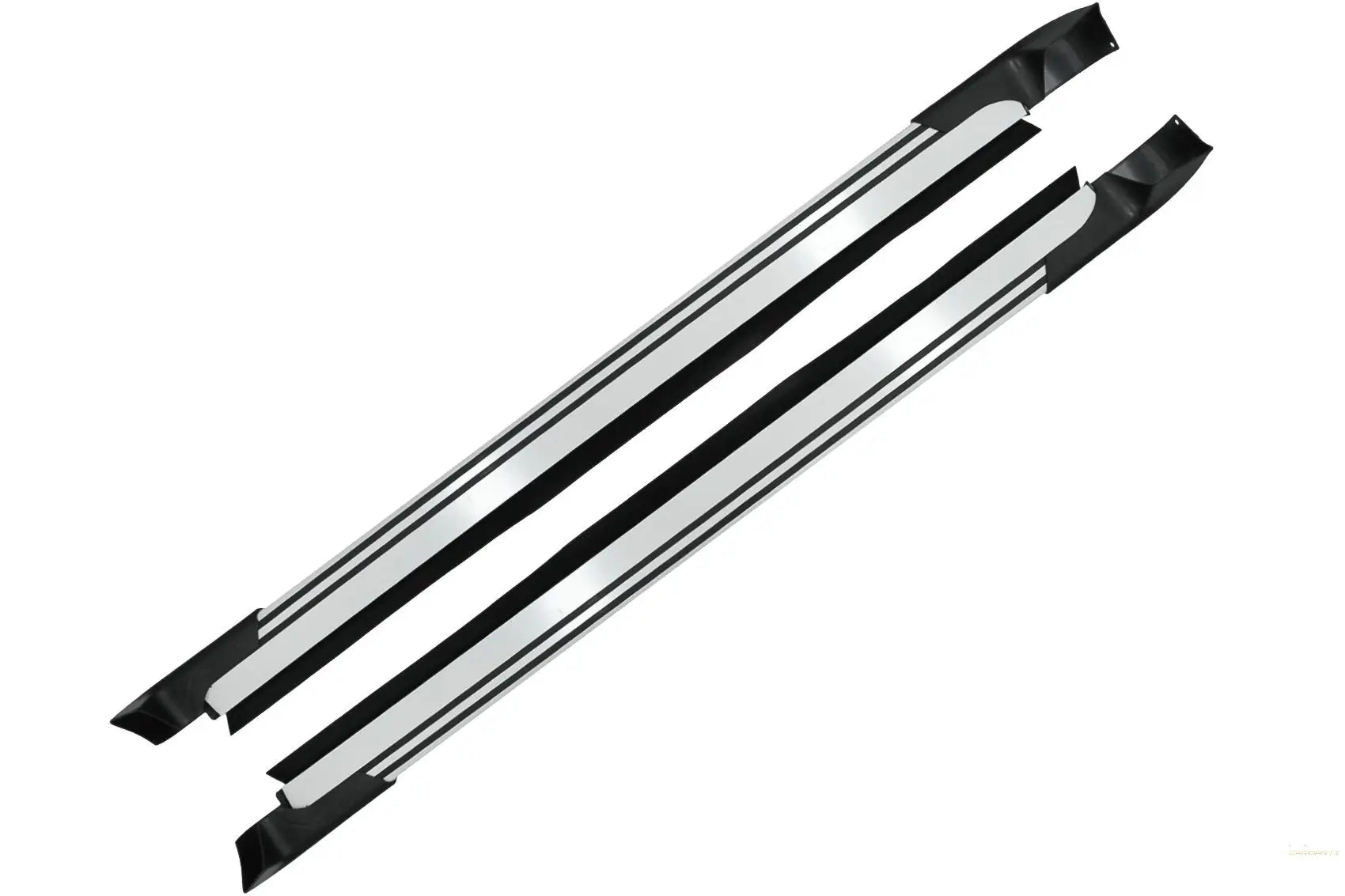 Trittbretter Seitenstufen Passend Für Toyota Rav4 Xa40 (2013-2018) Weiß Gestäubt KITT