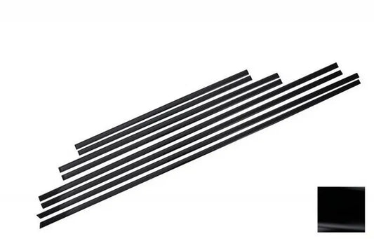 Türleistenleisten Mit Seitlichen Aufklebern Aufkleber Vinyl Mattschwarz Und Blinker Passend Für Mercedes G-Klasse W463 (1989-2015) KITT