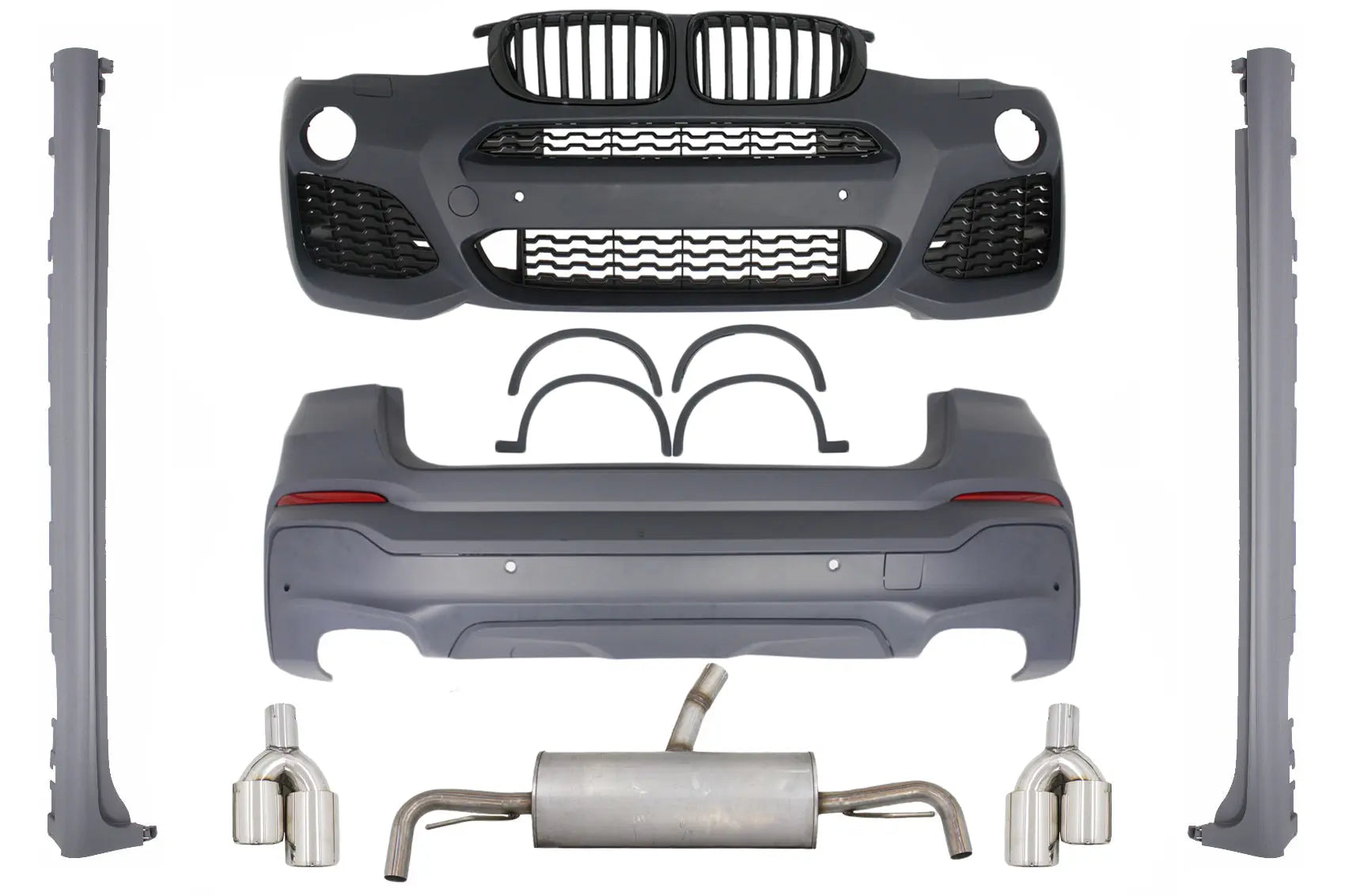 Umbau Bodykit Passend Für BMW F26 X4 (2014-03.2018) X4M Design KITT