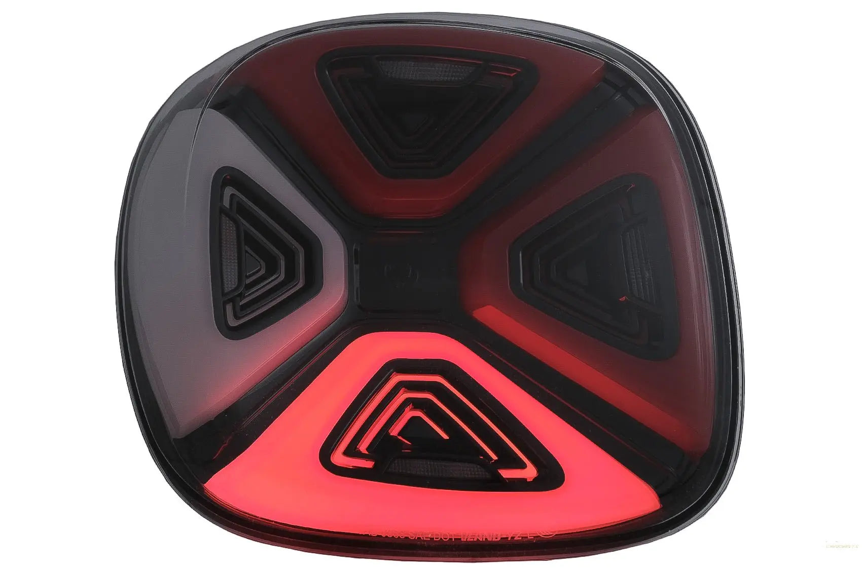 Voll-LED-Rückleuchten Passend Für Smart Fortwo C453 A453 Forfour W453 (2014-2019) Dynamische Startanzeige Rot Klar KITT