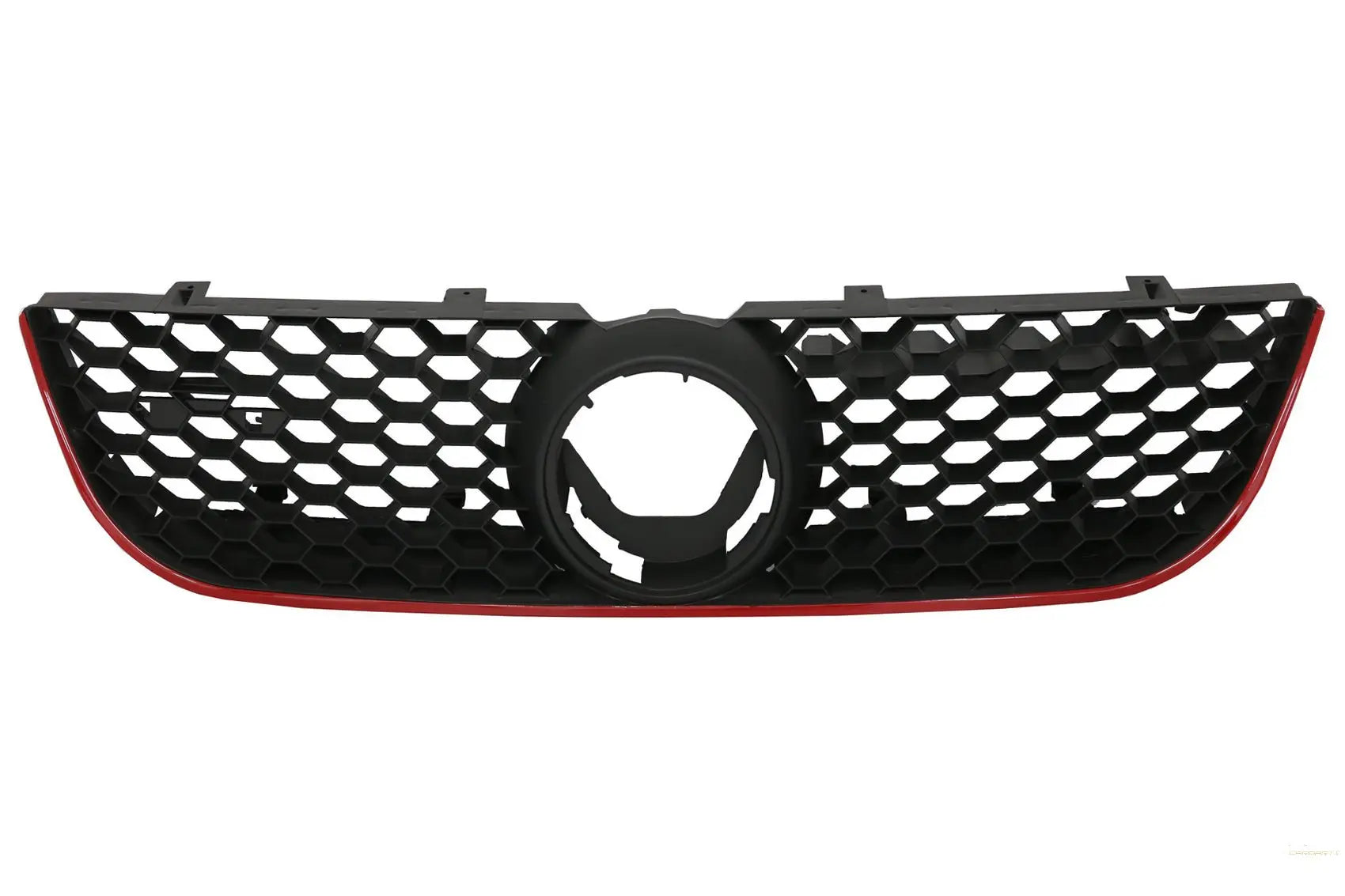 Vorderer Zentraler Sportgrill Passend Für VW Polo 9n 9n3 (2006-2009) Waben-GTI-Design KITT Specials