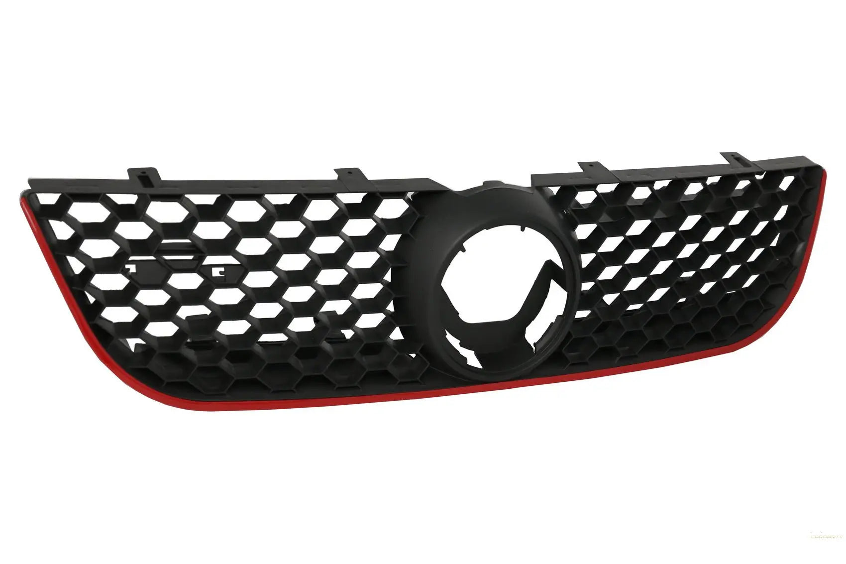 Vorderer Zentraler Sportgrill Passend Für VW Polo 9n 9n3 (2006-2009) Waben-GTI-Design KITT Specials