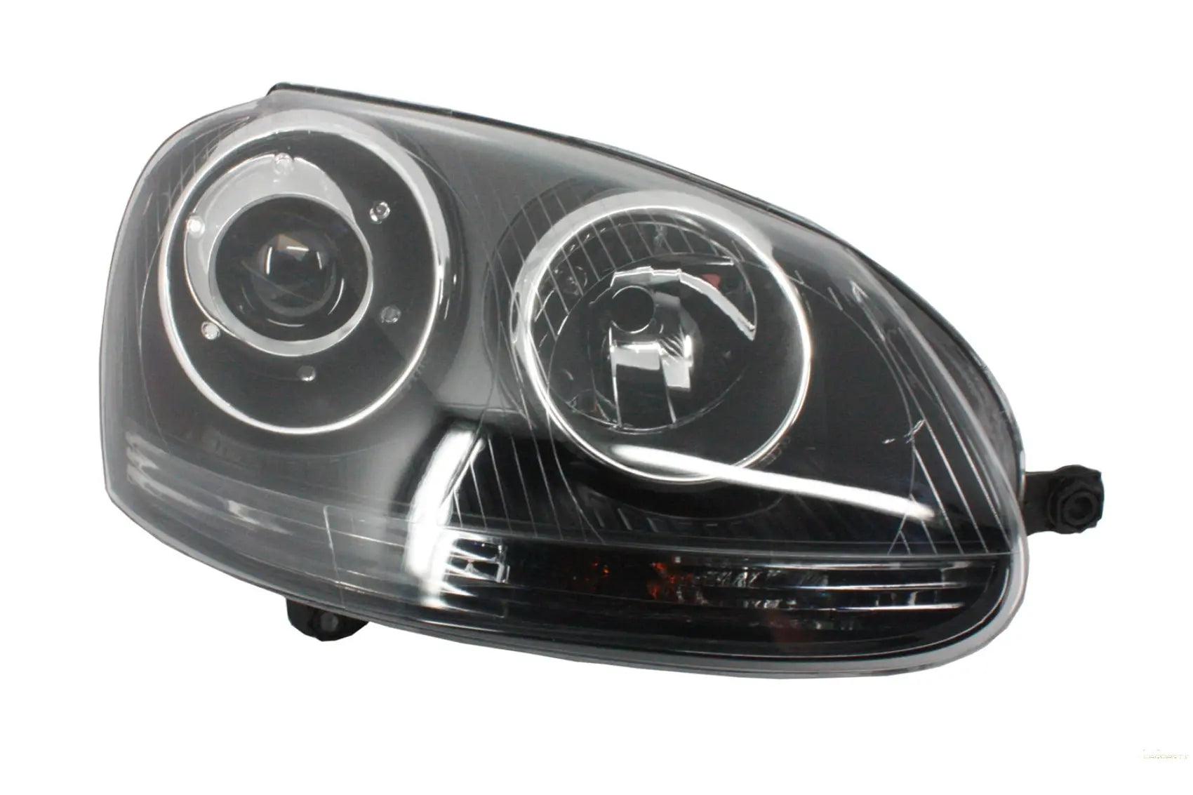 Xenon-Look Scheinwerfer Passend Für VW Golf 5 V Mk5 (2003-2007) Jetta (2005-2010) GTI R32 Black Edition KITT