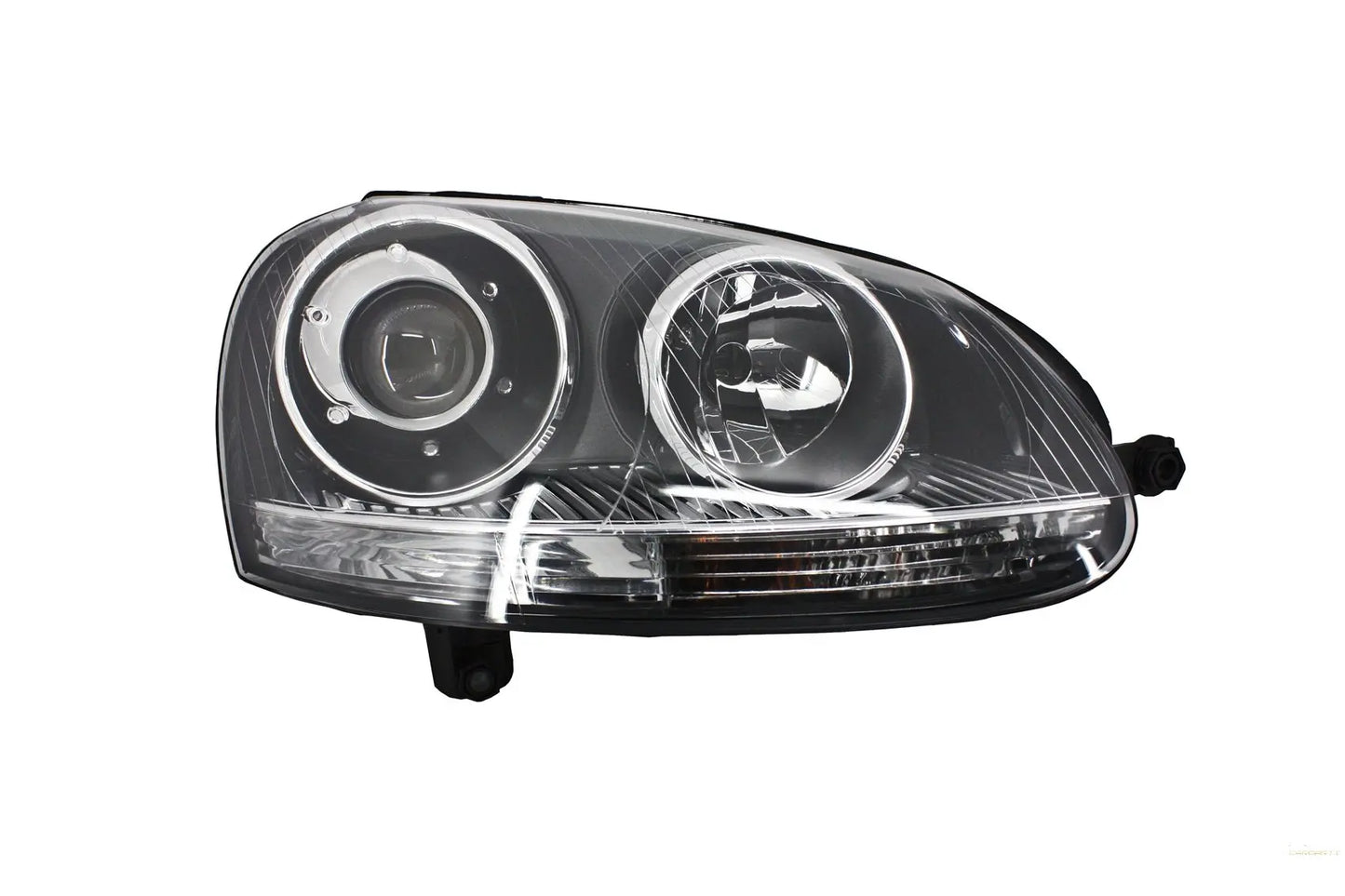 Xenon-Look Scheinwerfer RHD Passend Für VW Golf 5 V Mk5 (2003-2007) Jetta (2005-2010) GTI R32 Chrome Edition KITT