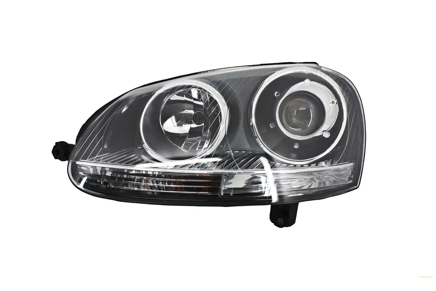 Xenon-Look Scheinwerfer RHD Passend Für VW Golf 5 V Mk5 (2003-2007) Jetta (2005-2010) GTI R32 Chrome Edition KITT