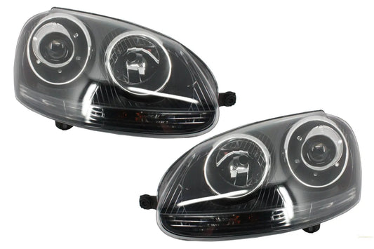 Xenon-Look Scheinwerfer Rechts Passend Für VW Golf 5 V Mk5 (2003-2007) Jetta (2005-2010) GTI R32 Black Edition KITT
